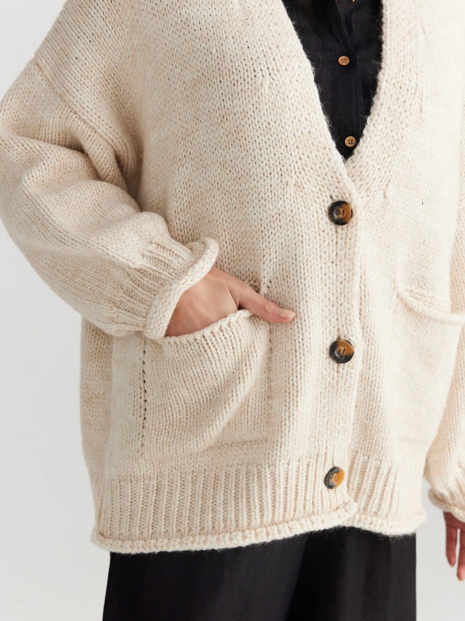 Abrazo Cardigan | Natural