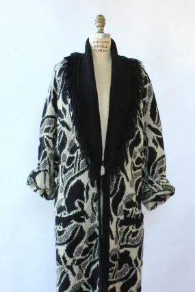 Abstract Cardigan Duster