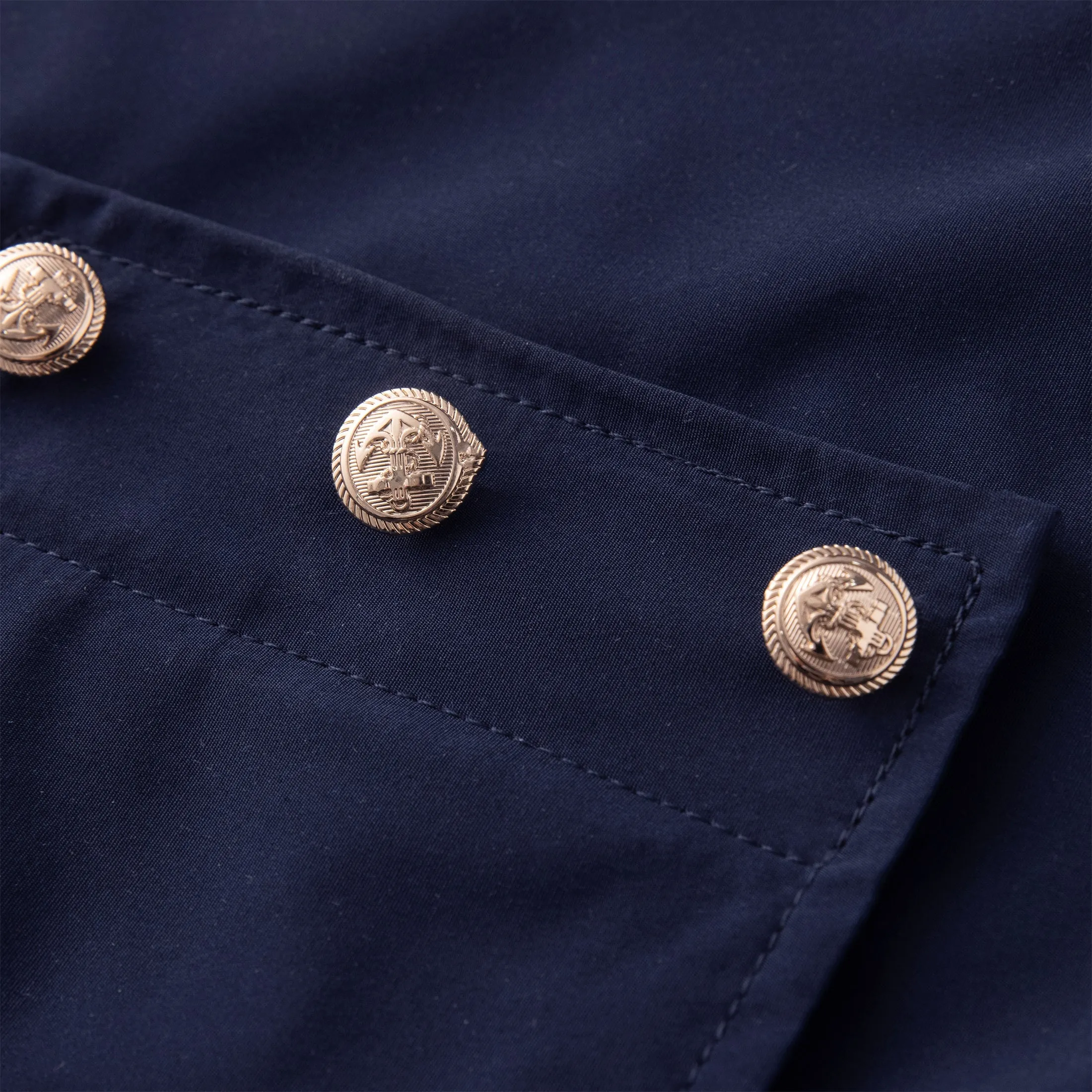 Adjustable Thin Coat with Golden Button