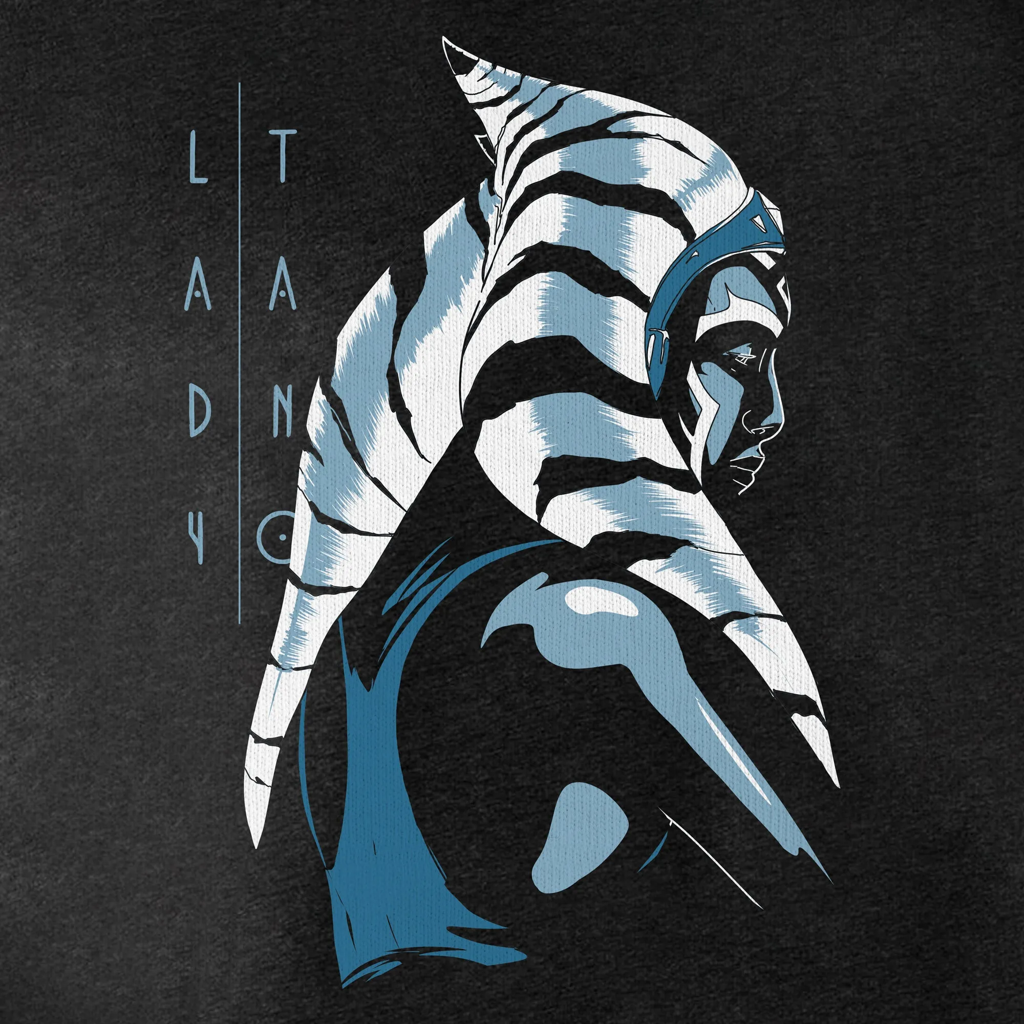 Ahsoka Series Lady Tano Charcoal Tee