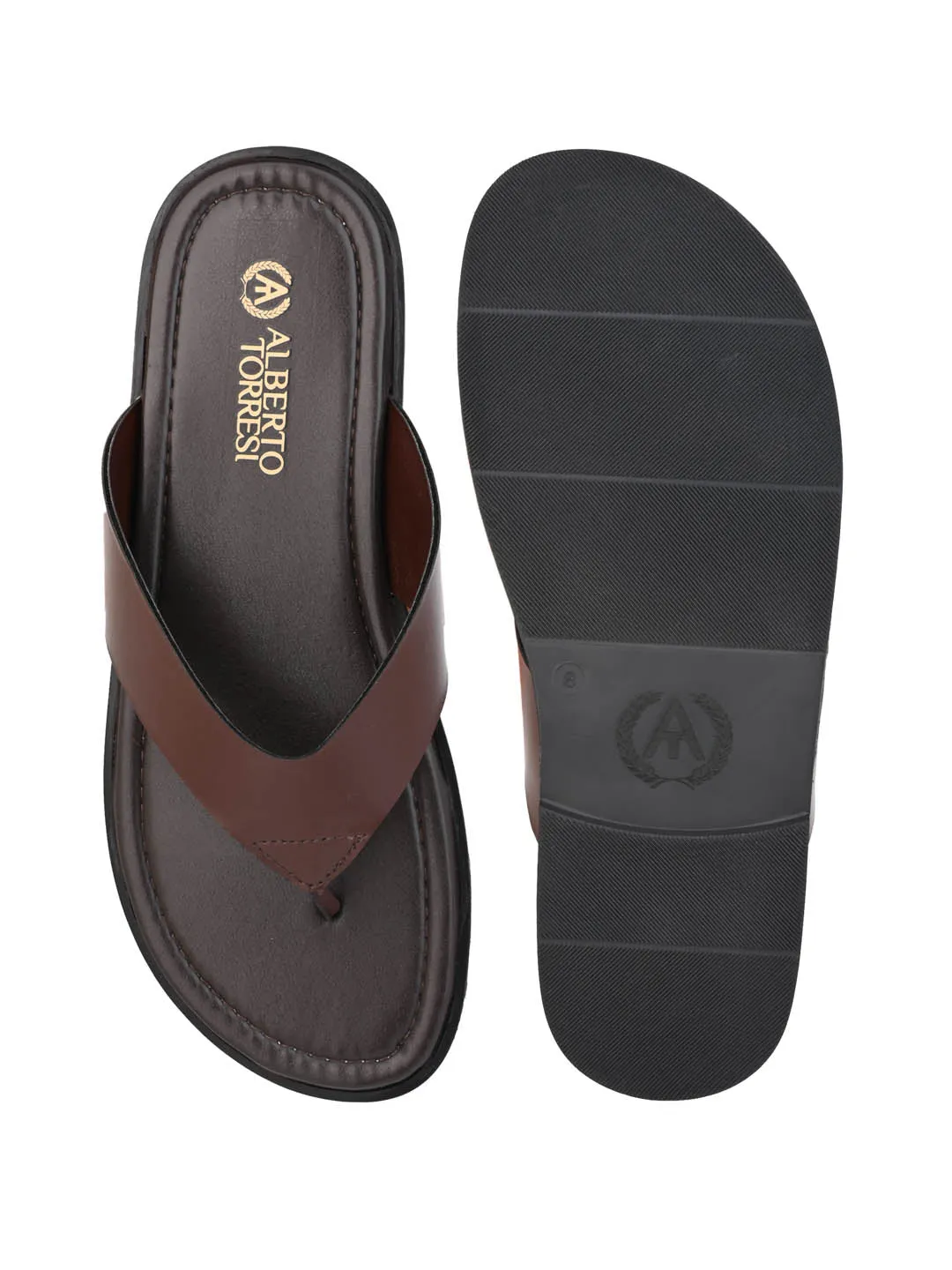 Alberto Torresi Men Brown Outdoor Slippers