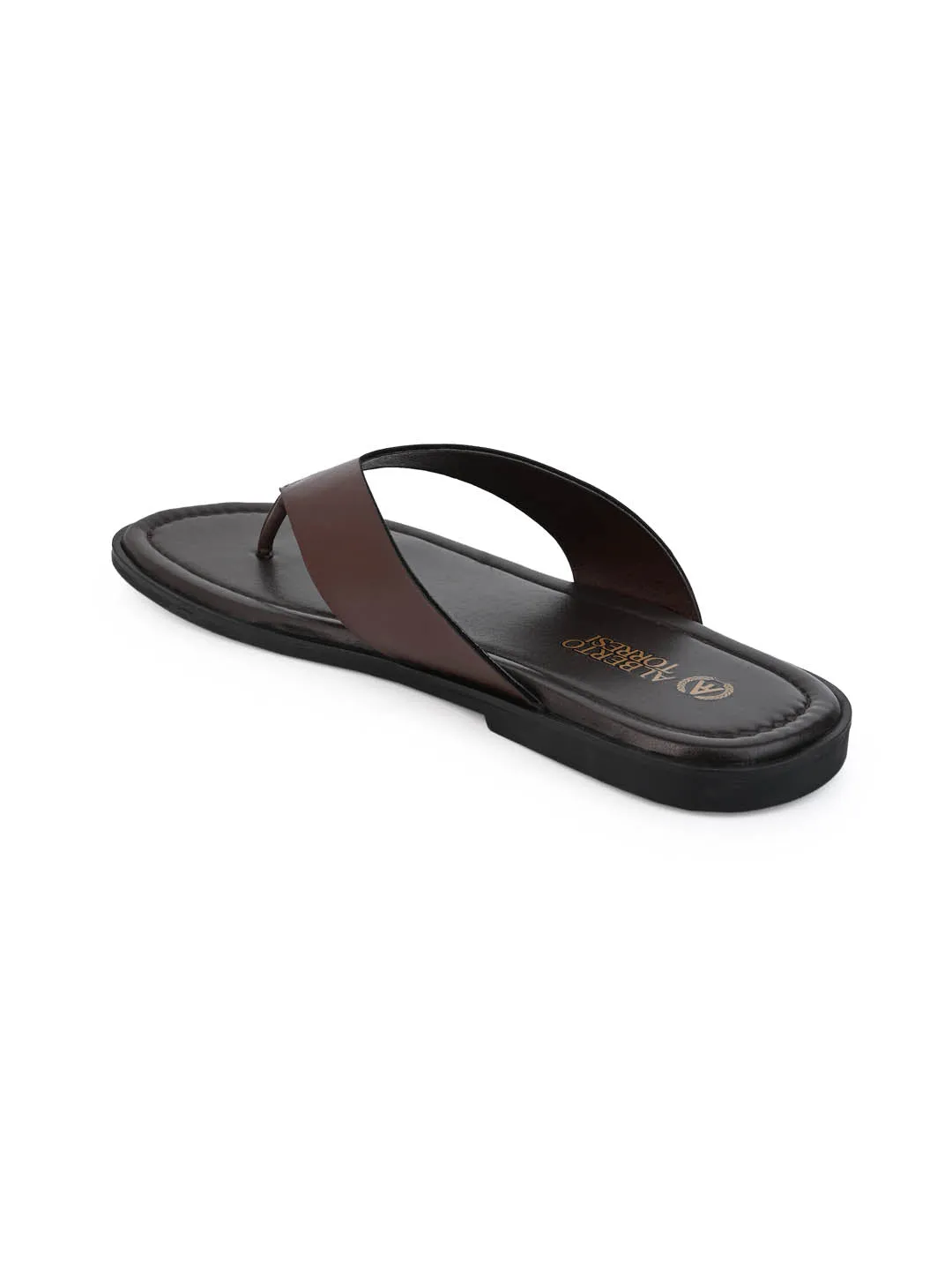 Alberto Torresi Men Brown Outdoor Slippers