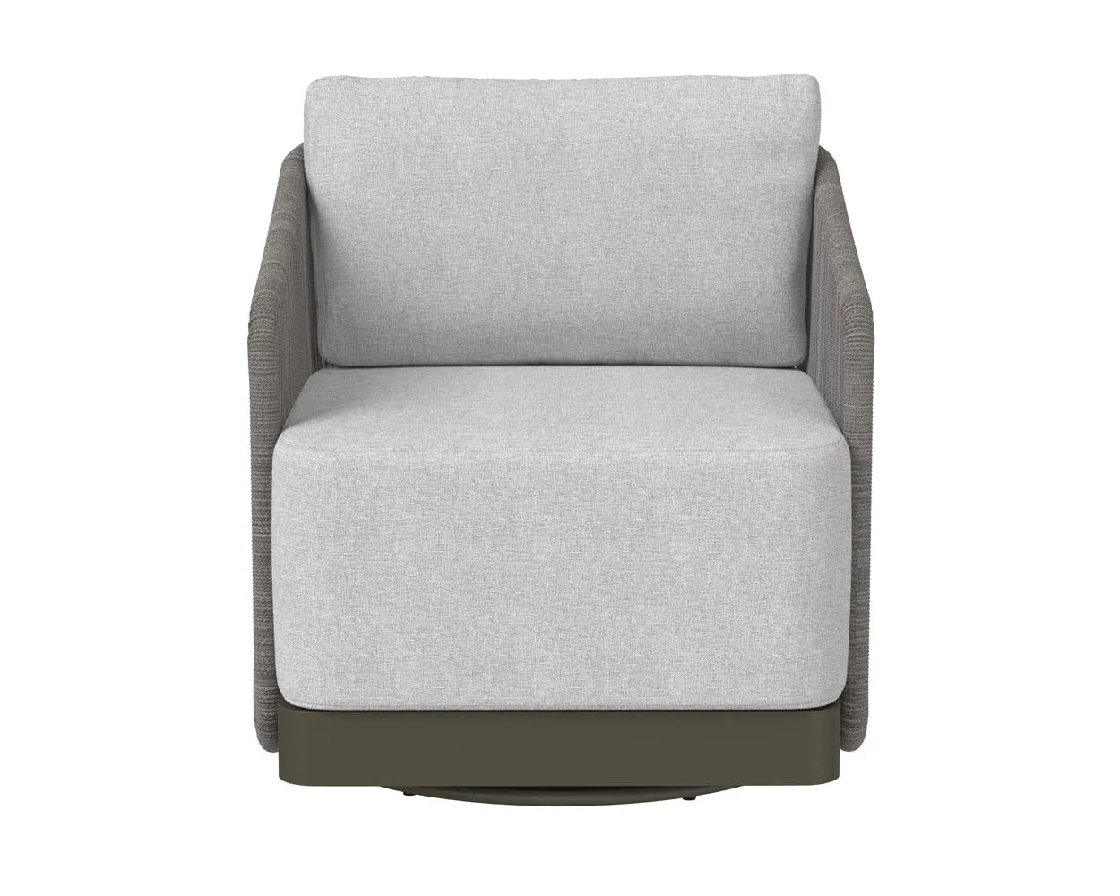 Allariz Swivel Armchair - Warm Grey