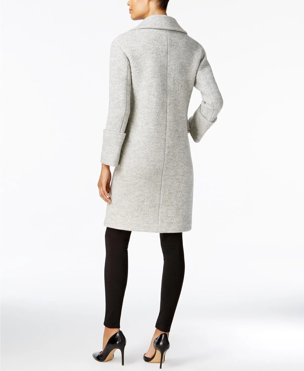 Anne Klein Single-Button Walker Coat