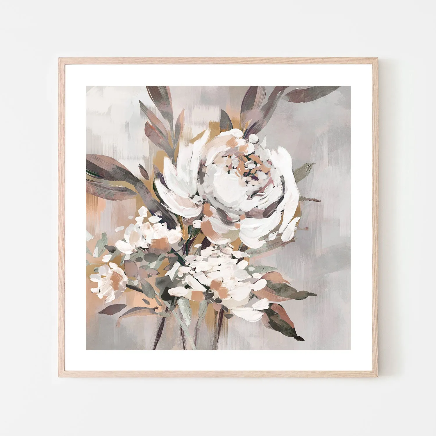 Antique Rose, Warm Tones, Style A , By Nina Blue