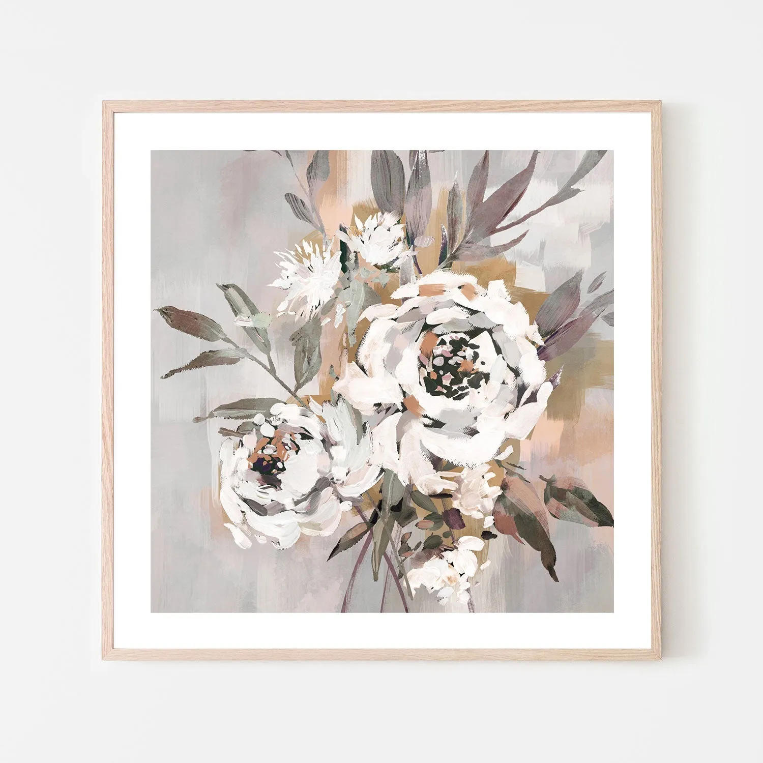 Antique Rose, Warm Tones, Style B , By Nina Blue