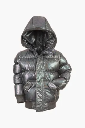 Appaman Puffy Kids Coat - Galaxy Shine