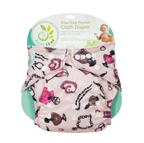 Baby Leaf Chic Lady One-Size Cloth Diapers'