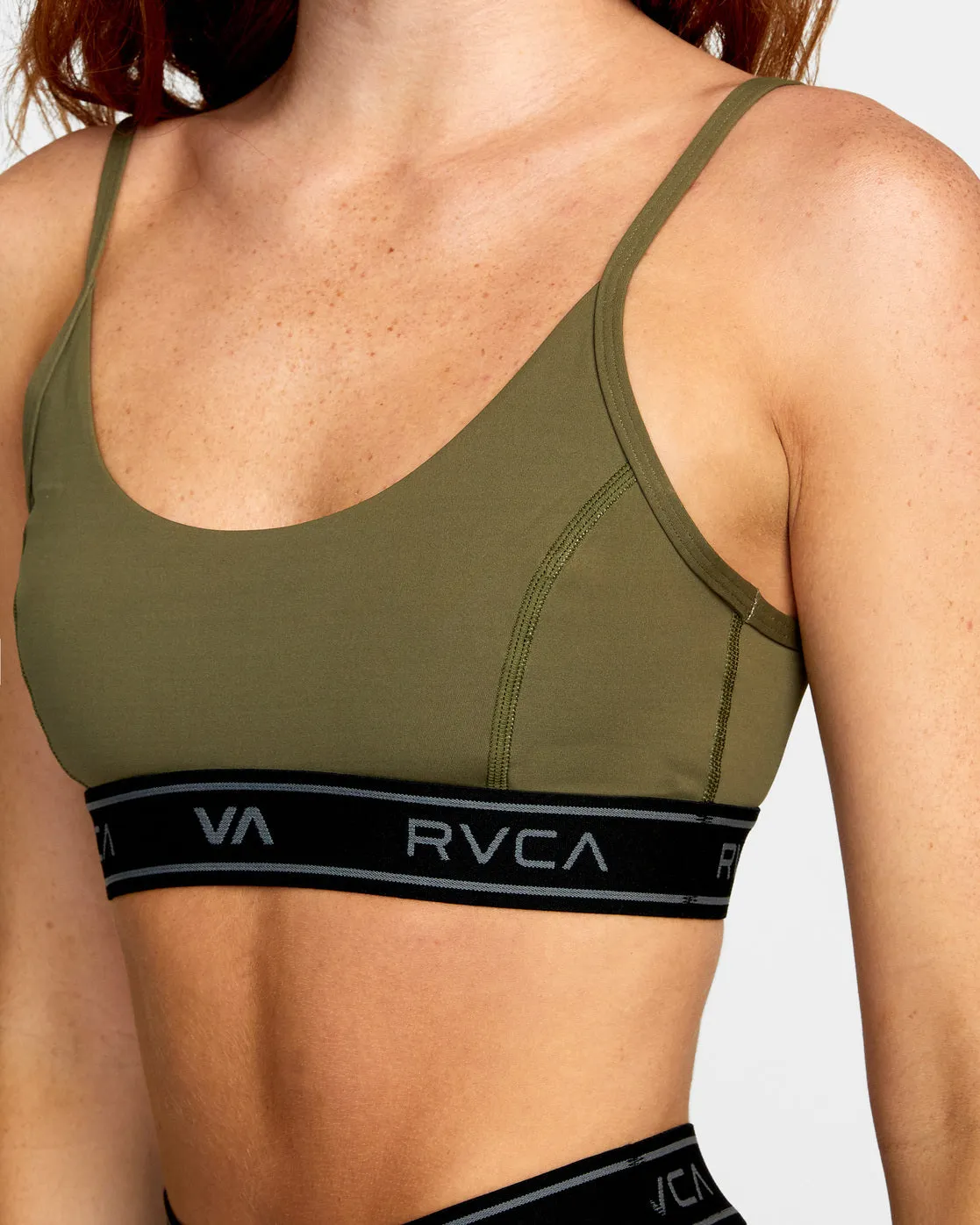 Base Sports Bra - Olive