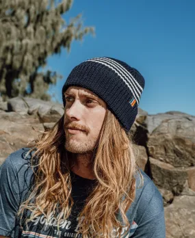 Beach Boy Wool Beanie | Navy