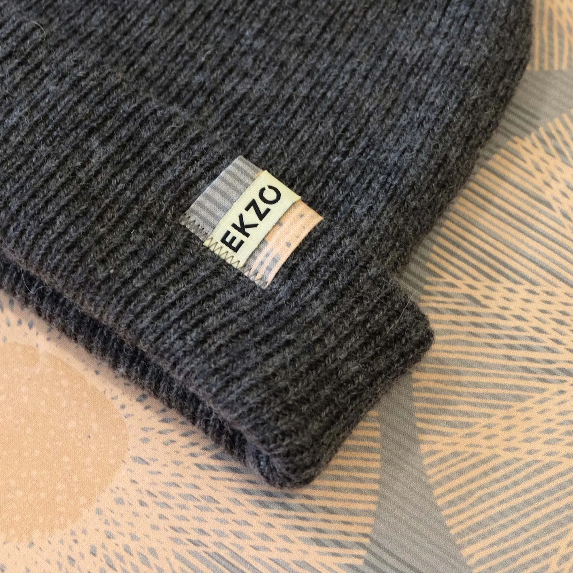 Beanie Merino Wool - Dark Gray