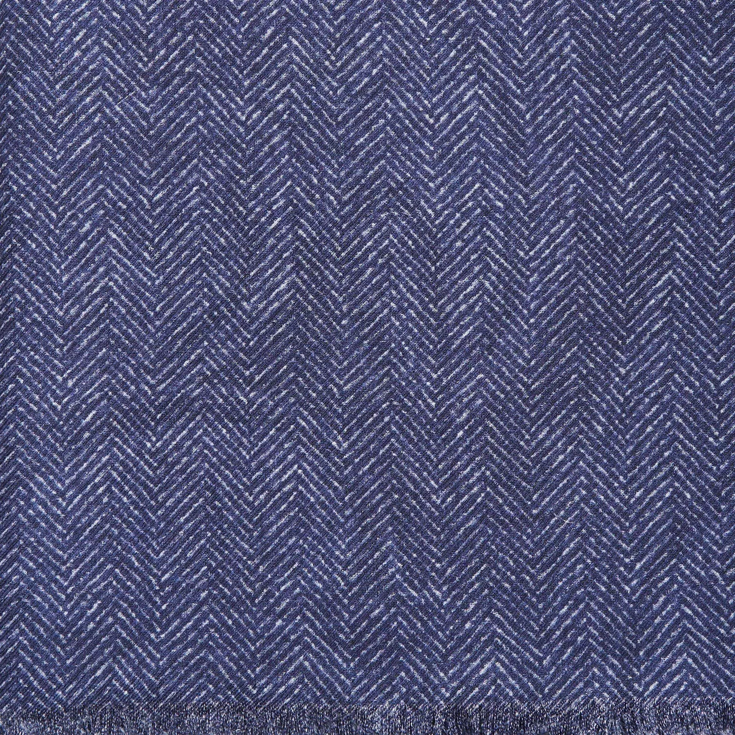 BLUE WOOL STOLE