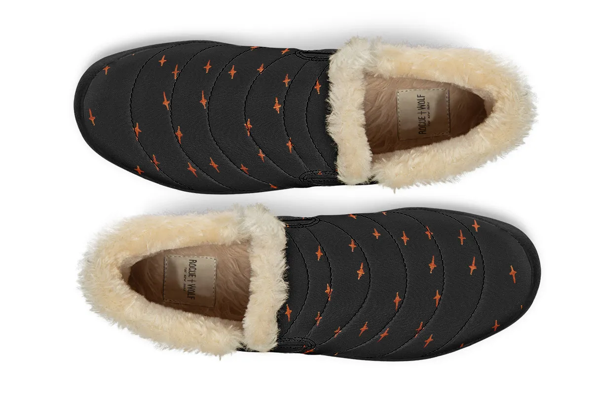 Boo Winter Sneakers - Warm & Easy Slip-On Shoes Lined with Vegan Wool with Anti-Slip Soles