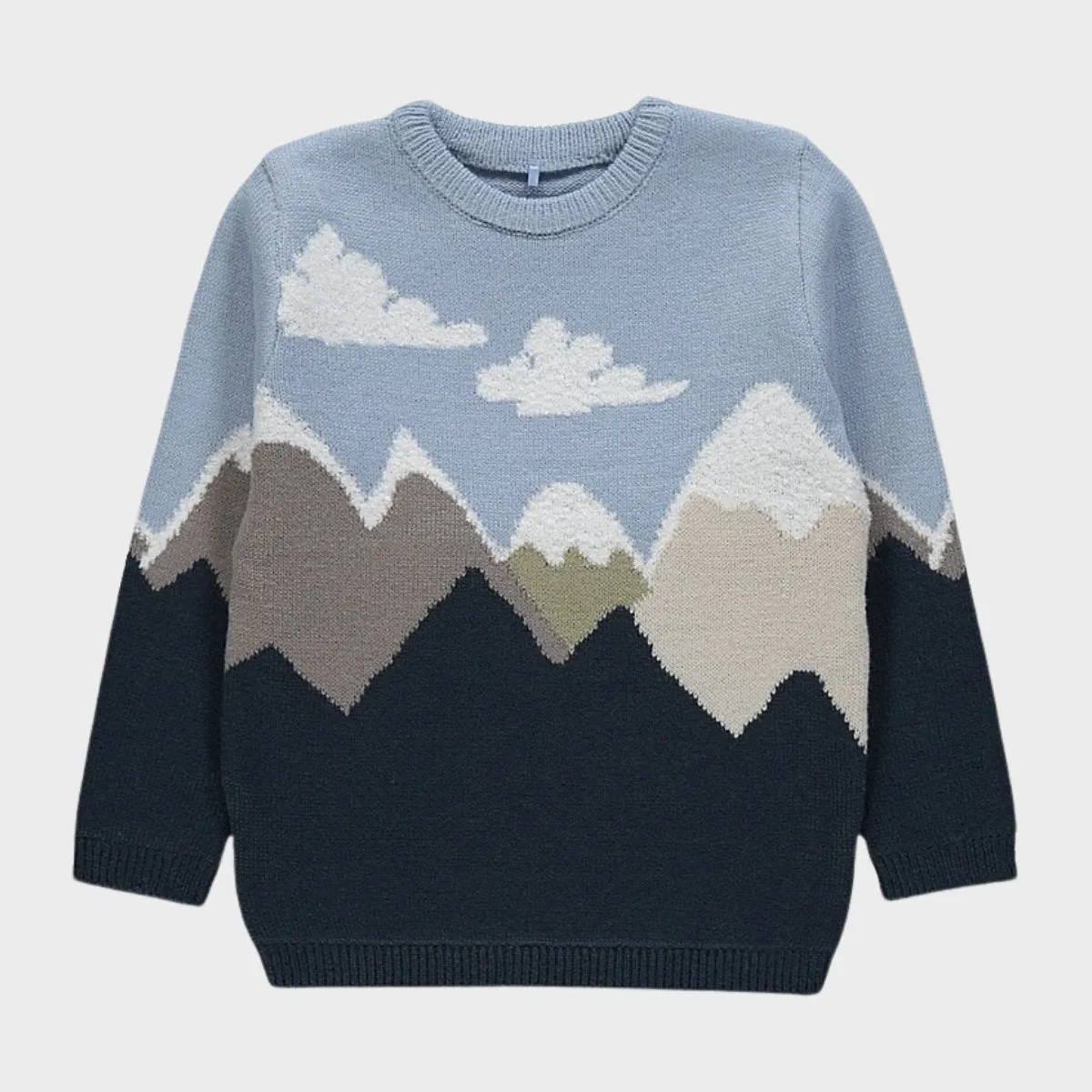 Boys Mountain Knit Jumper