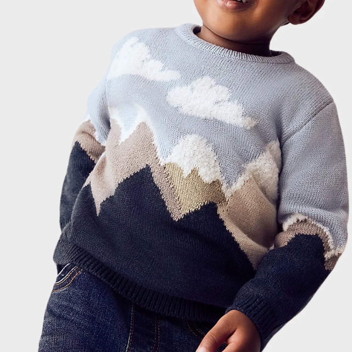 Boys Mountain Knit Jumper