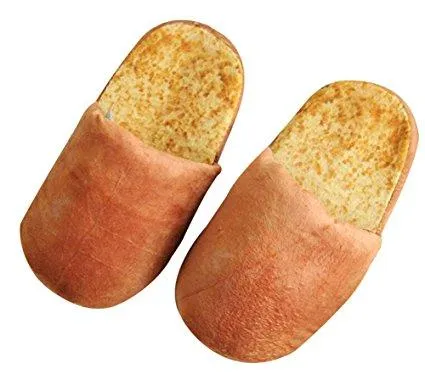 Bread Loaf Winter Slippers Warm Home Shoes