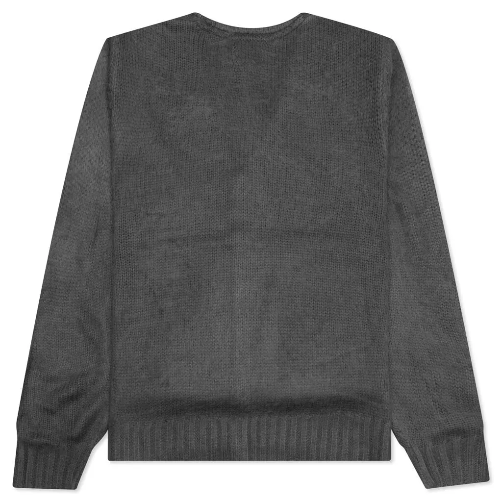 Brushed Cardigan - Charcoal