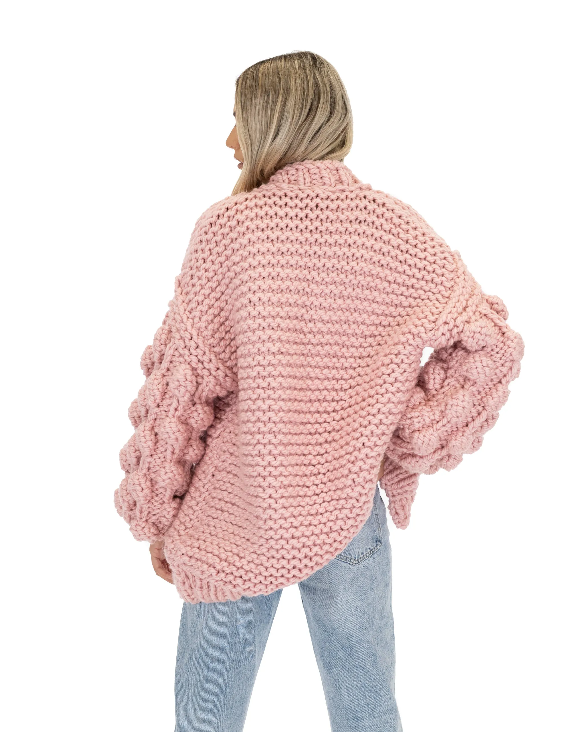 Bubble Sleeve Cardigan