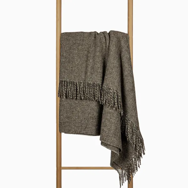 Cambridge Wool Throw - Natural