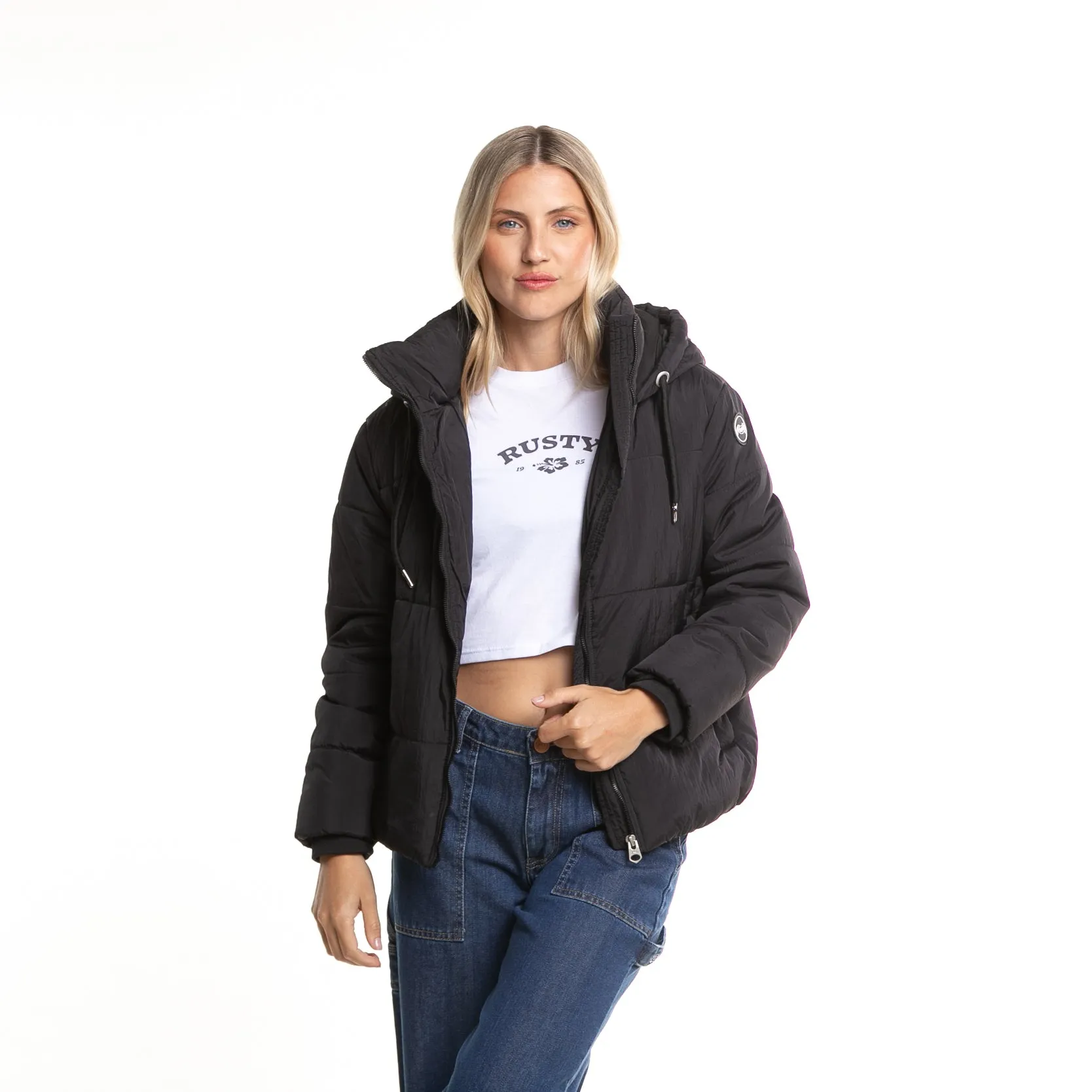 Campera Abrigo Rusty Smile Puffer Coat Ld