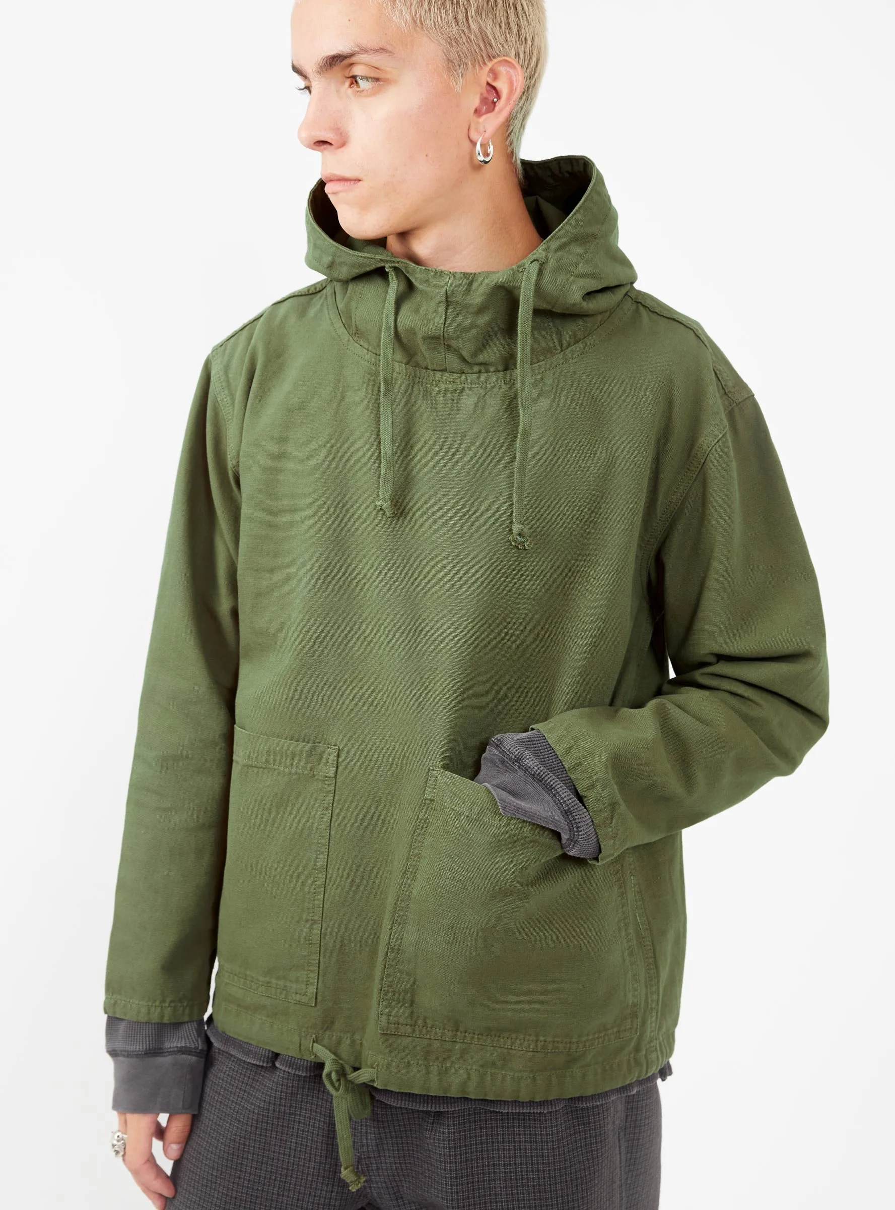 Canvas Market Smock Olive