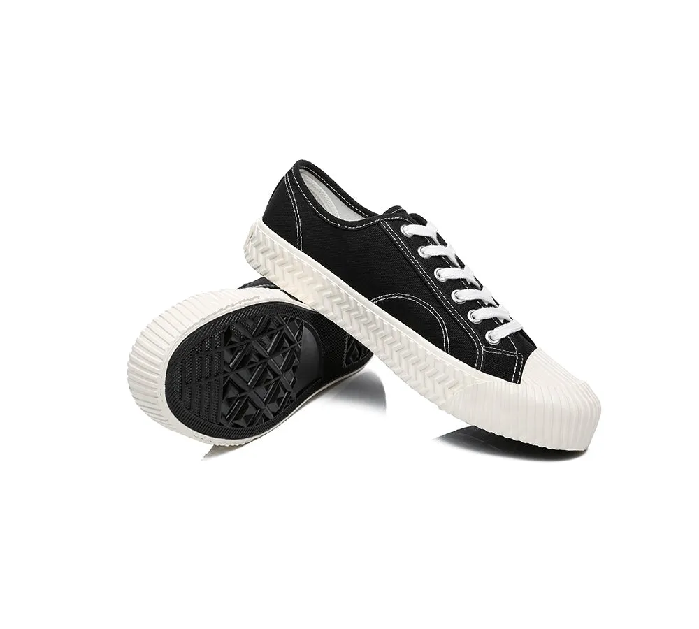 Canvas Sneakers Lace-Up Men Cracker Plus