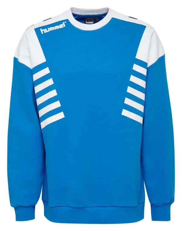 Carl-Otto Men Cotton Blue Sweatshirt