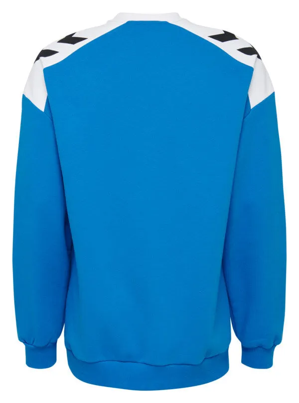 Carl-Otto Men Cotton Blue Sweatshirt