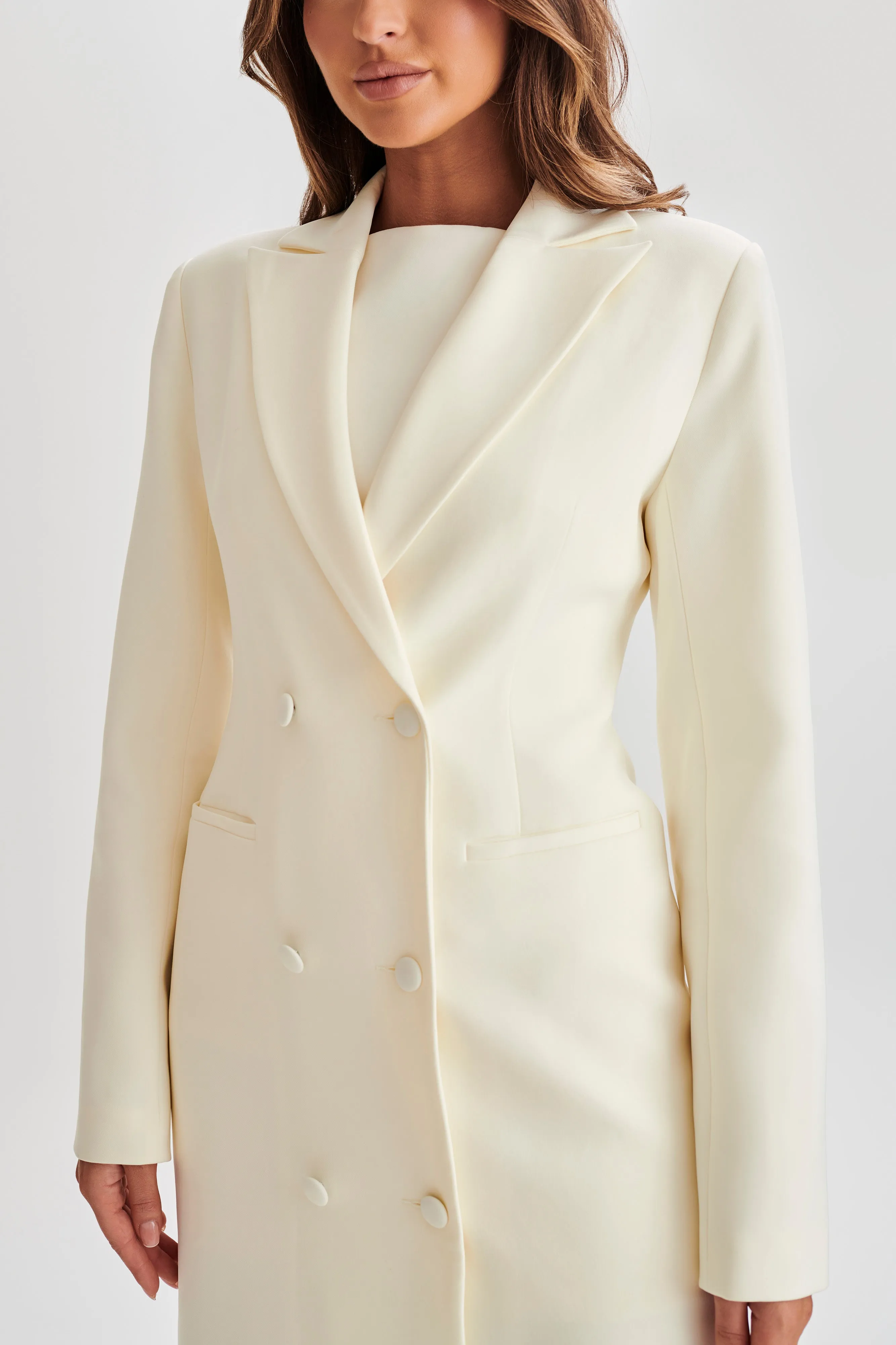 Carver Suiting Coat - Ivory