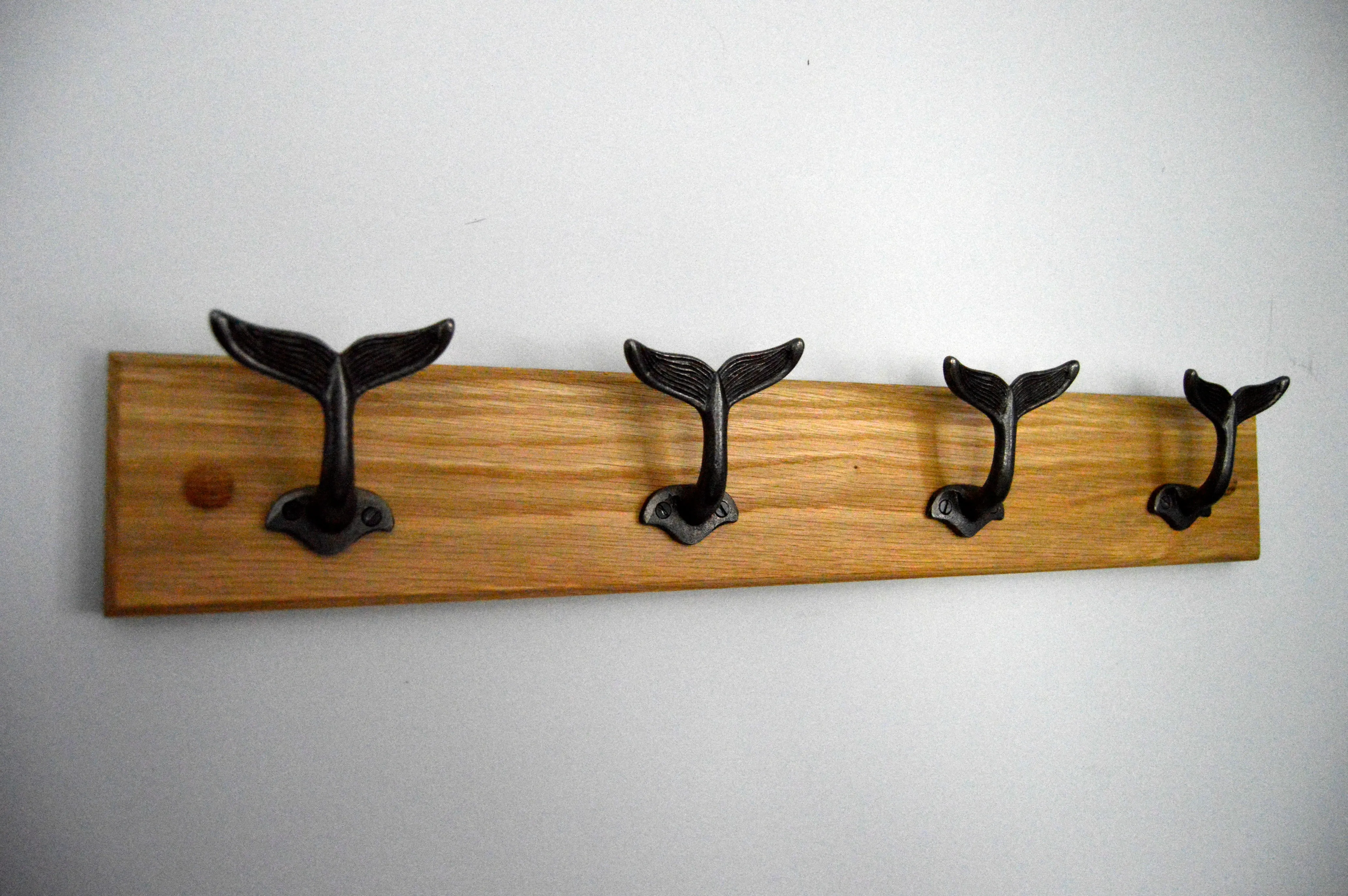 Cast Iron Whale Tail Coat Hooks