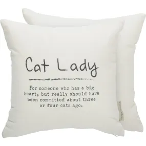 Cat Lady Pillow