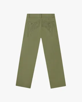 CHINO PANTS OLIVE