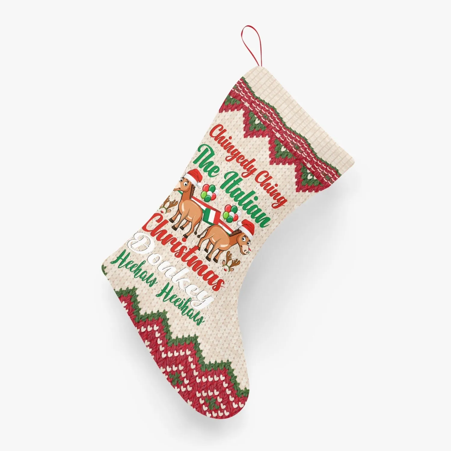 Christmas Santa Stockings - The Italian Christmas