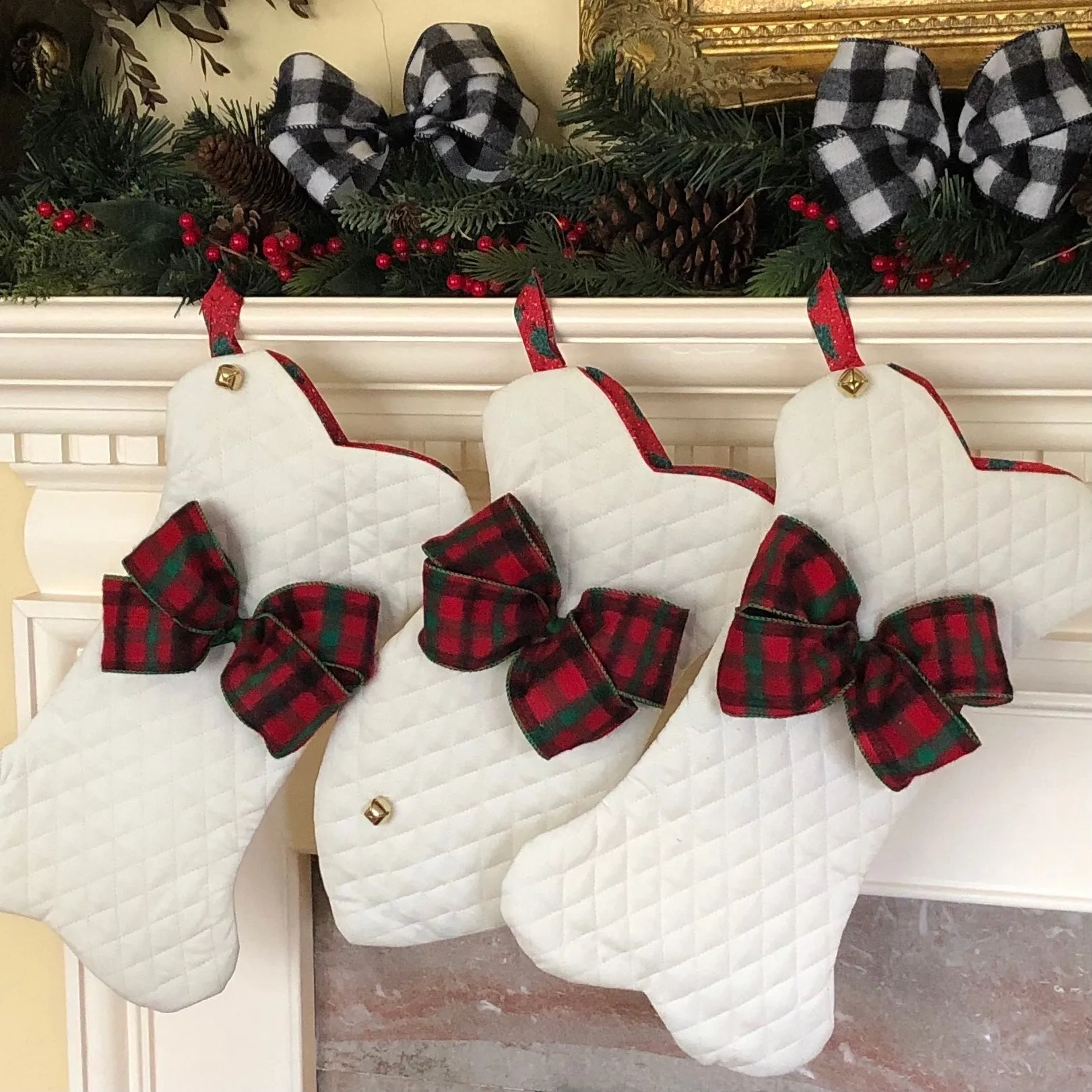 Christmas Stockings for the Entire Family with Personalization