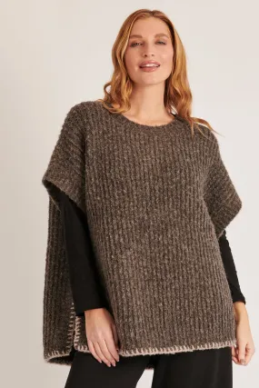 Chunky Knit Poncho