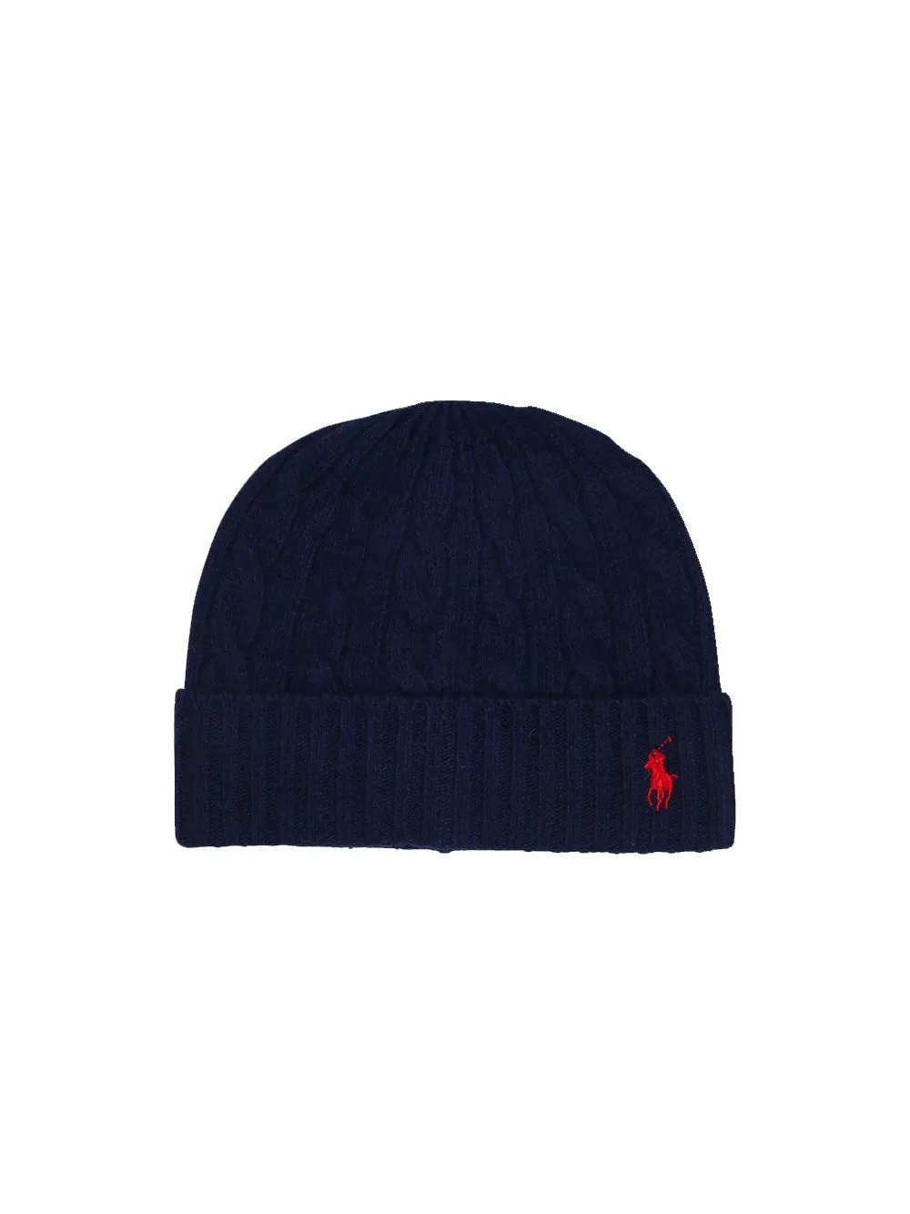 Classic Cable Beanie - Navy