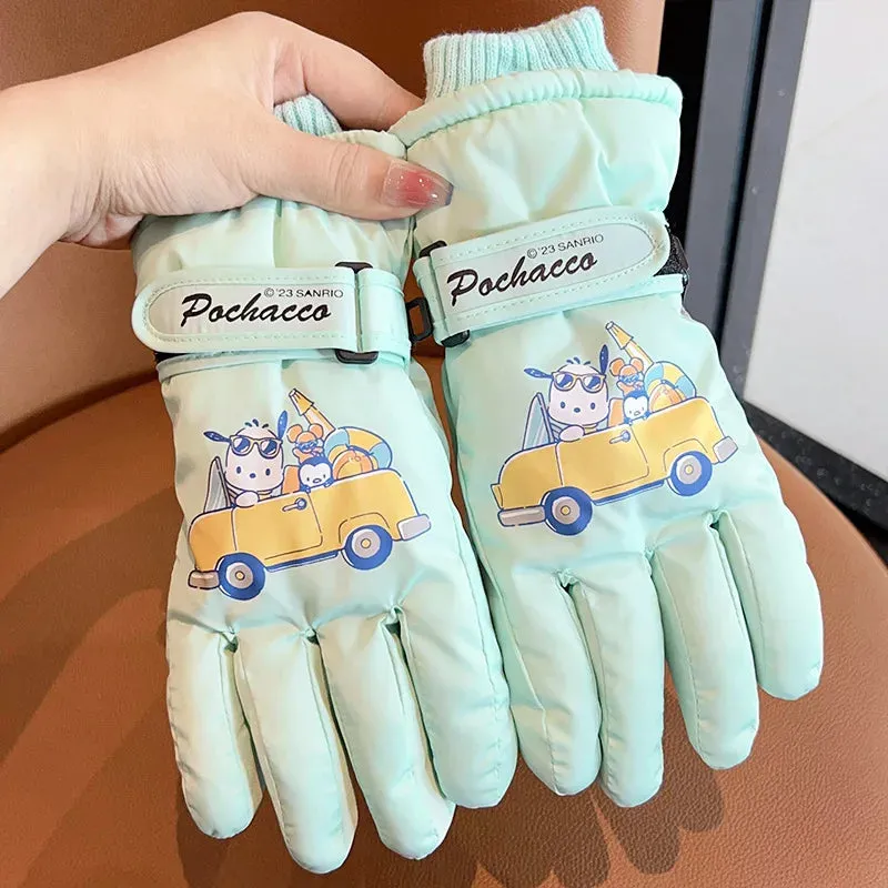 Cozy & Kawaii Character Waterproof Gloves