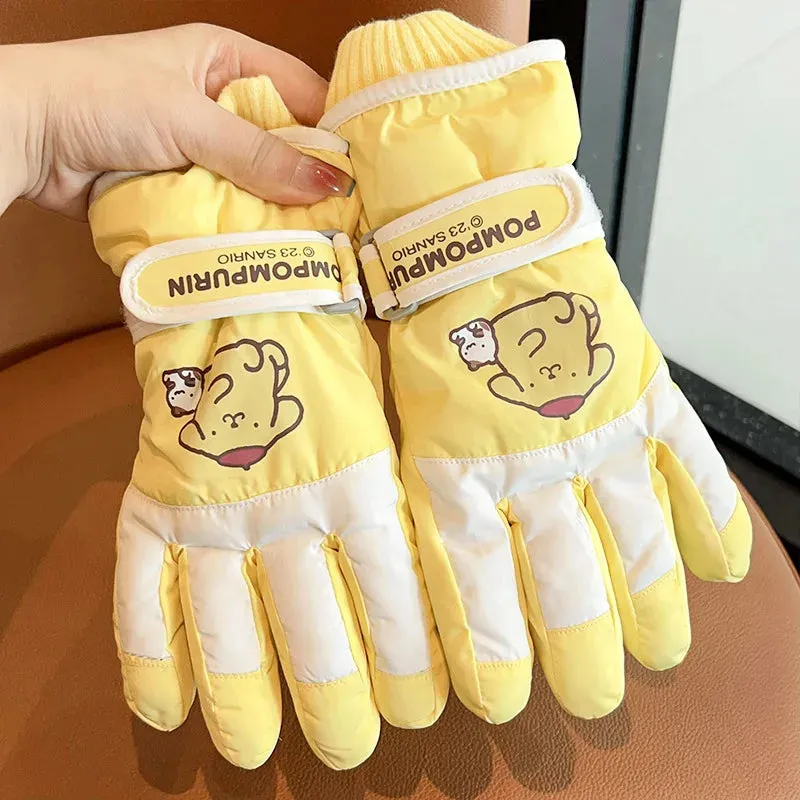 Cozy & Kawaii Character Waterproof Gloves