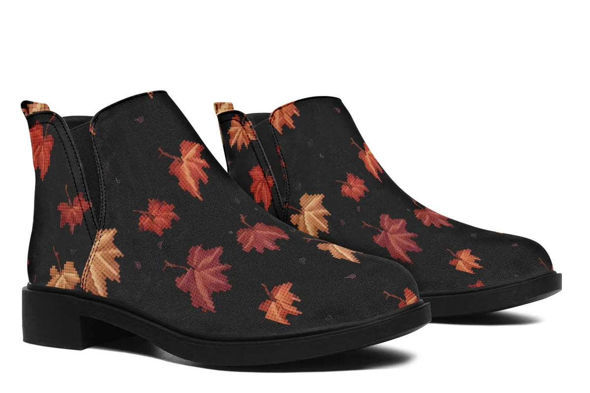 Cozy Autumn Chelsea Boots - Comfy Slip-On - Soft & Water-Resistant Micro-Suede Vegan Shoes