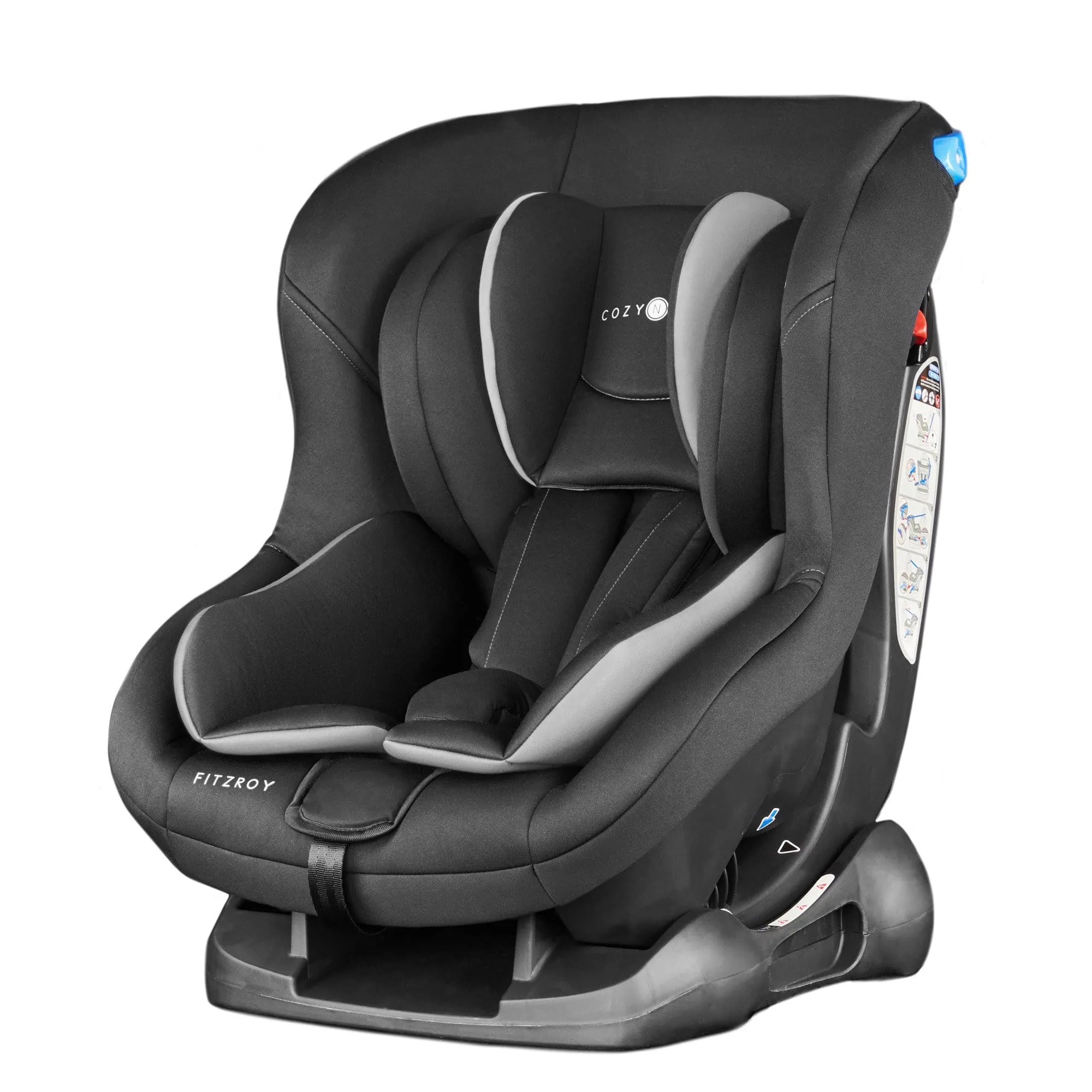 Cozy N Safe Fitzroy Group 0 /1 Child Car Seat - Black/Grey