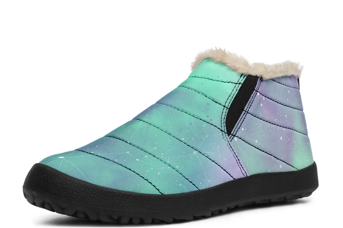 Dawn Winter Sneakers - Warm & Easy Slip-On Shoes Lined with Vegan Wool with Anti-Slip Soles