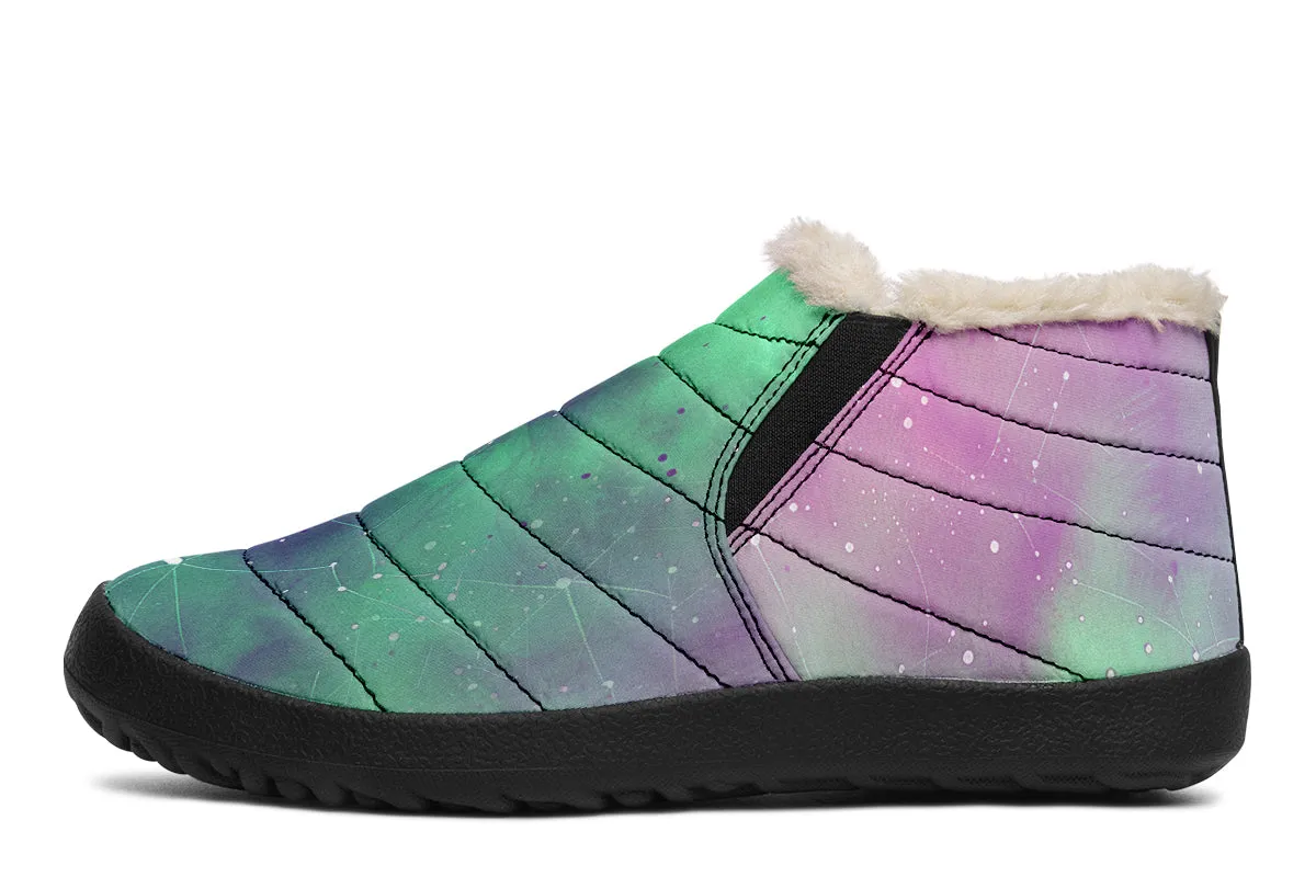 Dreams Winter Sneakers - Warm & Easy Slip-On Shoes Lined with Vegan Wool with Anti-Slip Soles