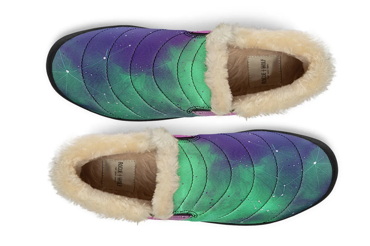 Dreams Winter Sneakers - Warm & Easy Slip-On Shoes Lined with Vegan Wool with Anti-Slip Soles