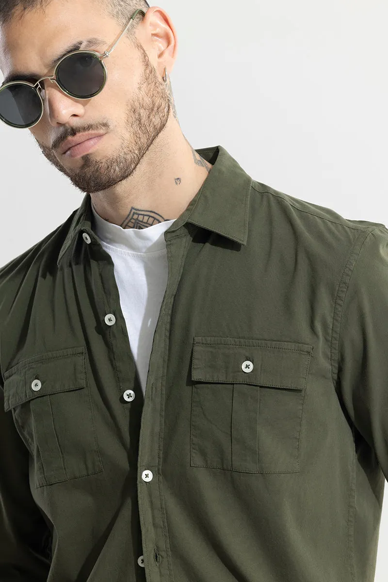 Duple Pocket Olive Shirt