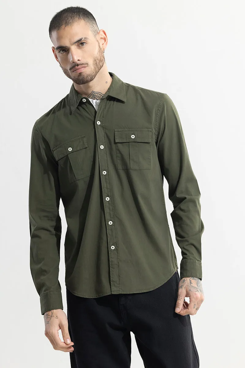 Duple Pocket Olive Shirt