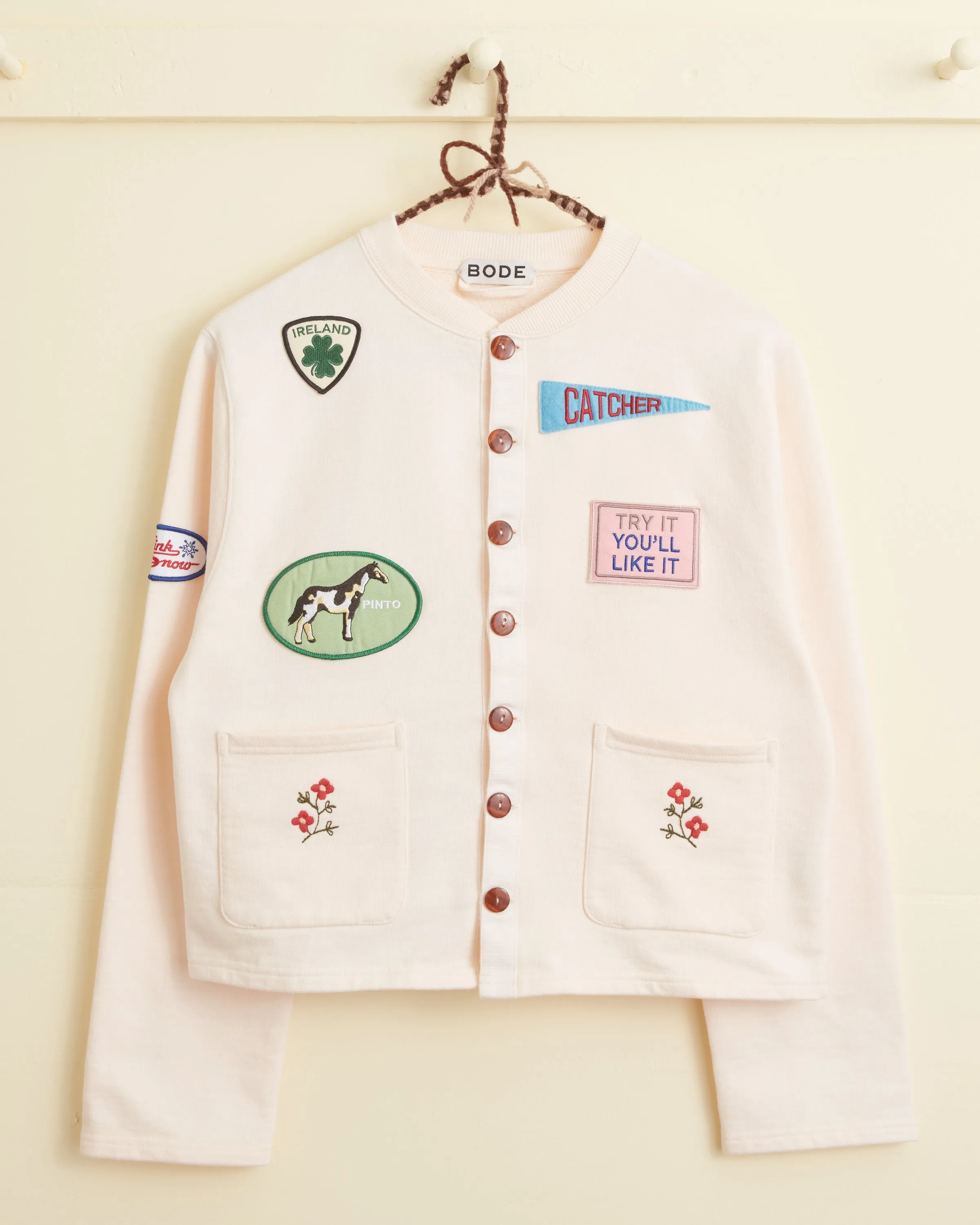 Emblem Patch Cardigan