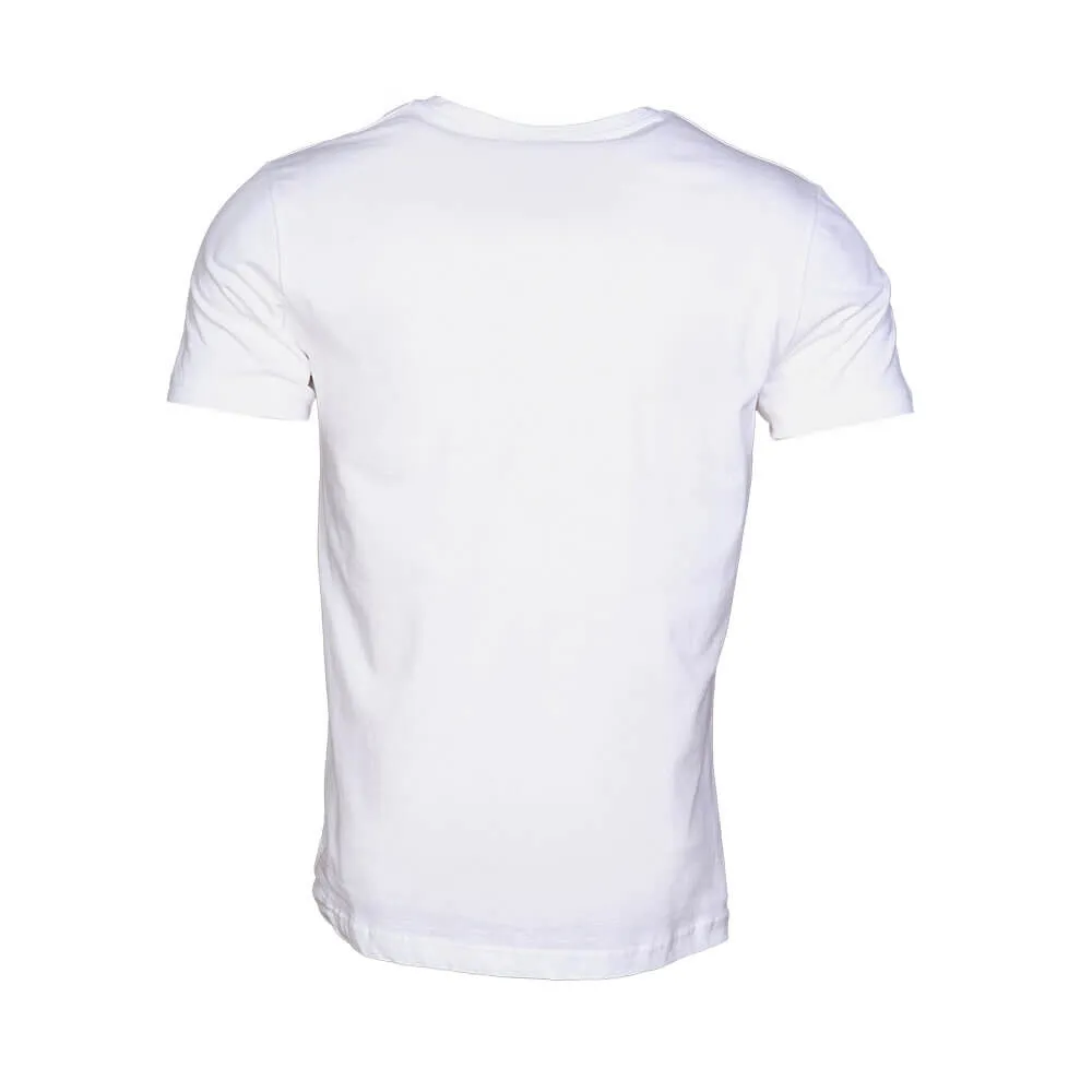 Erveo Men Cotton White T-Shirt