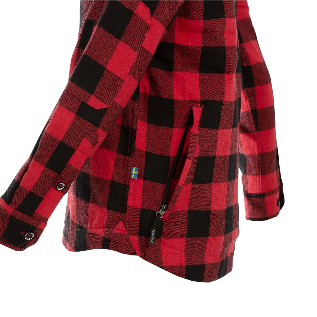 Flannel Insulated shirt Lady (Red)