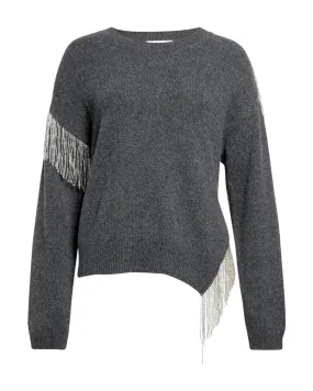 Fringe Lilliana Sweater (Grey/Silver)