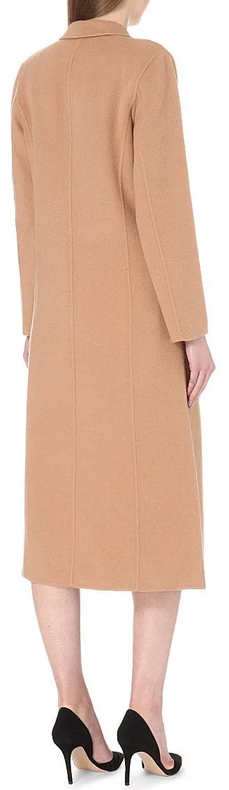 'Galaxie' Wool Blend Coat in Camel